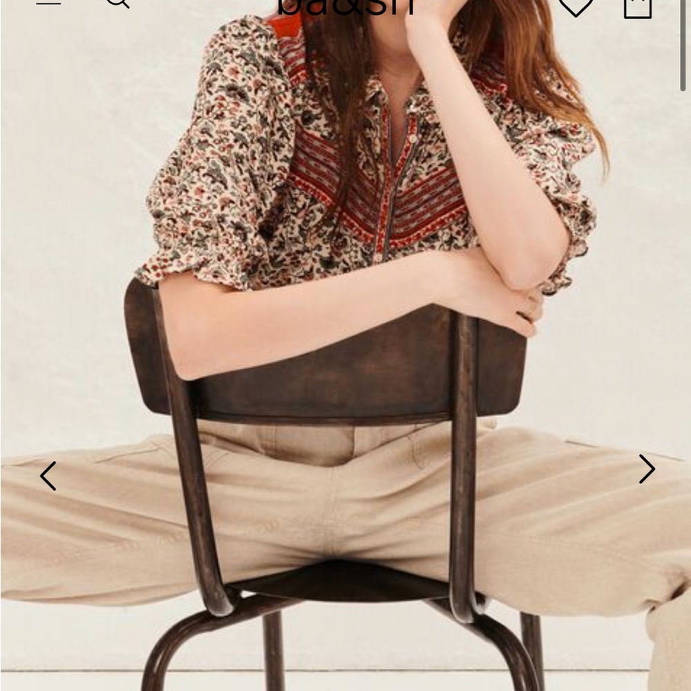 ba&sh Mel Blouse, new with tags